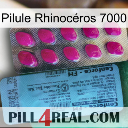Pilule Rhinocéros 7000 35